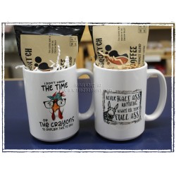 Naughty Coffee Mug Collection with Sasquatch Coffee